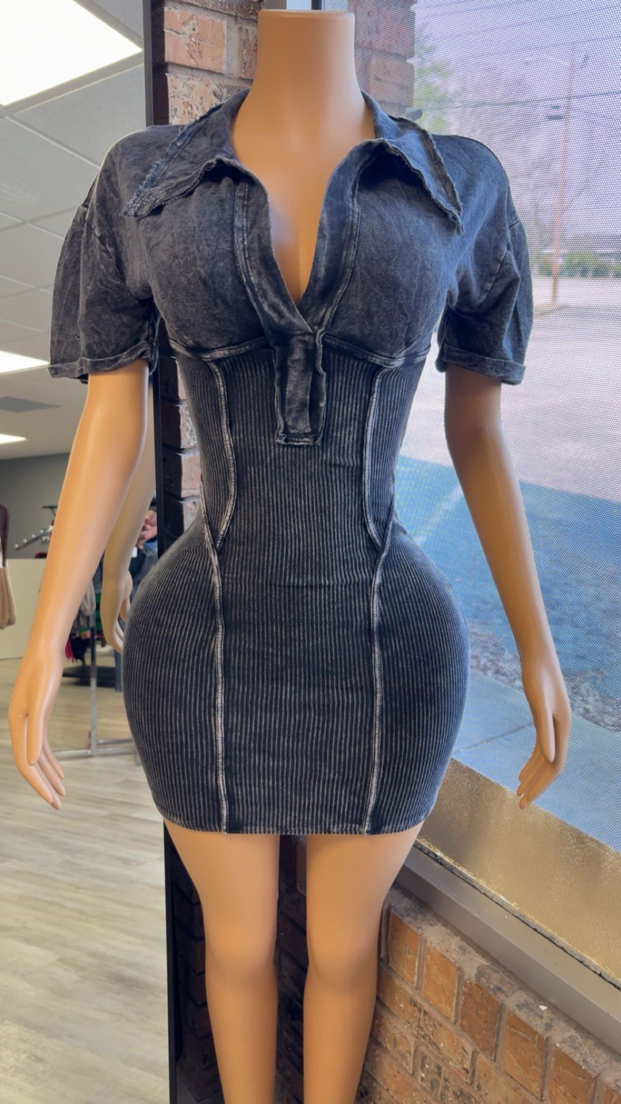 In a Daze Ribbed Dress