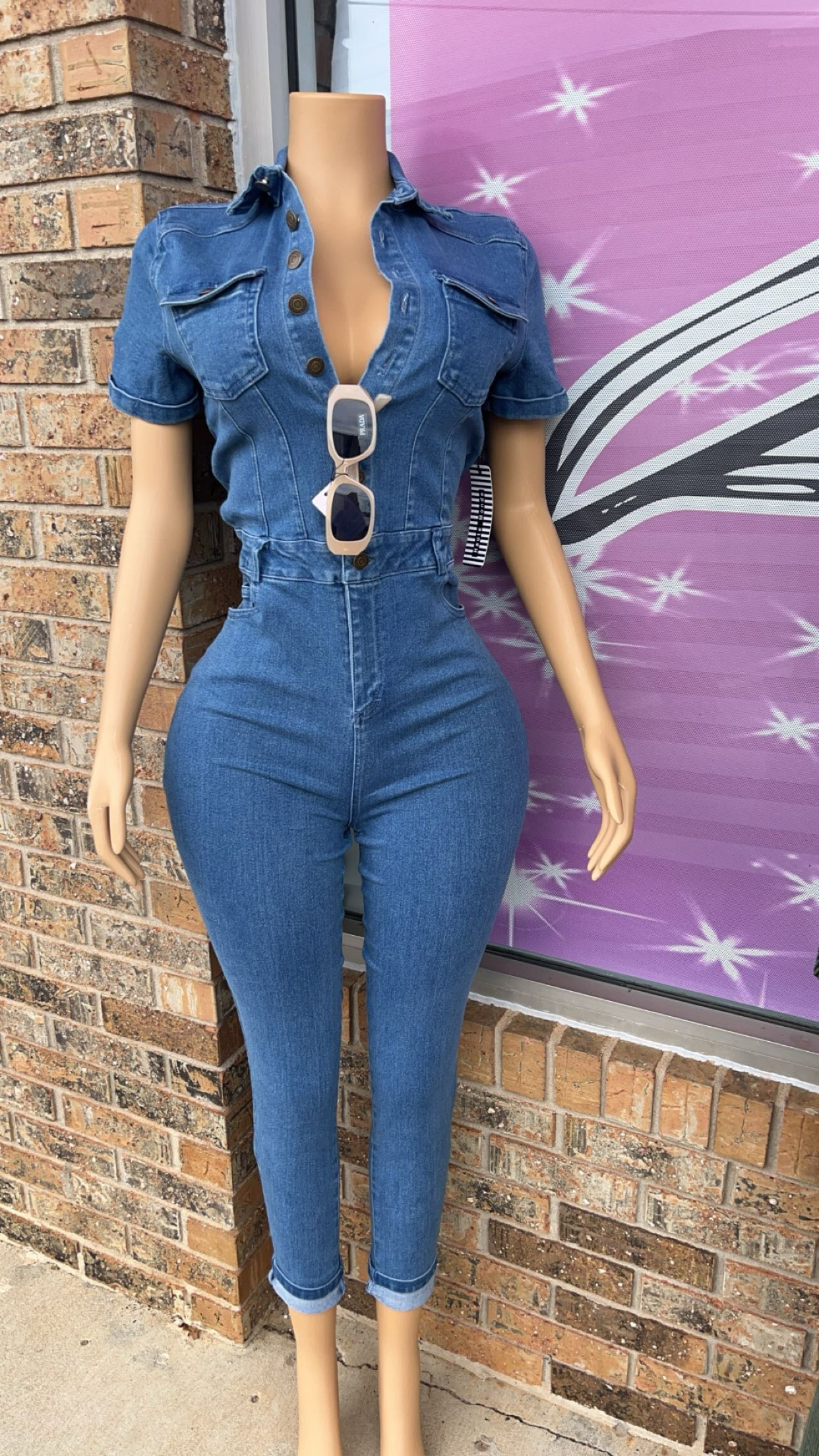 Chelsea Denim Jumpsuit