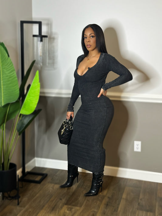 Date Night Long Sleeved Dress