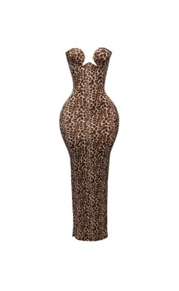 On Tha Prowl Leopard Dress