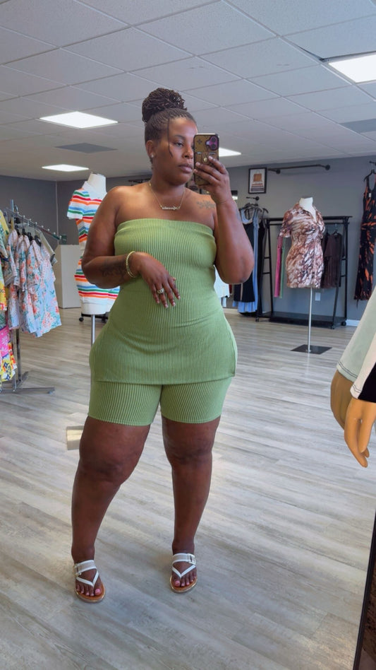 Show Interest Ribbed Set